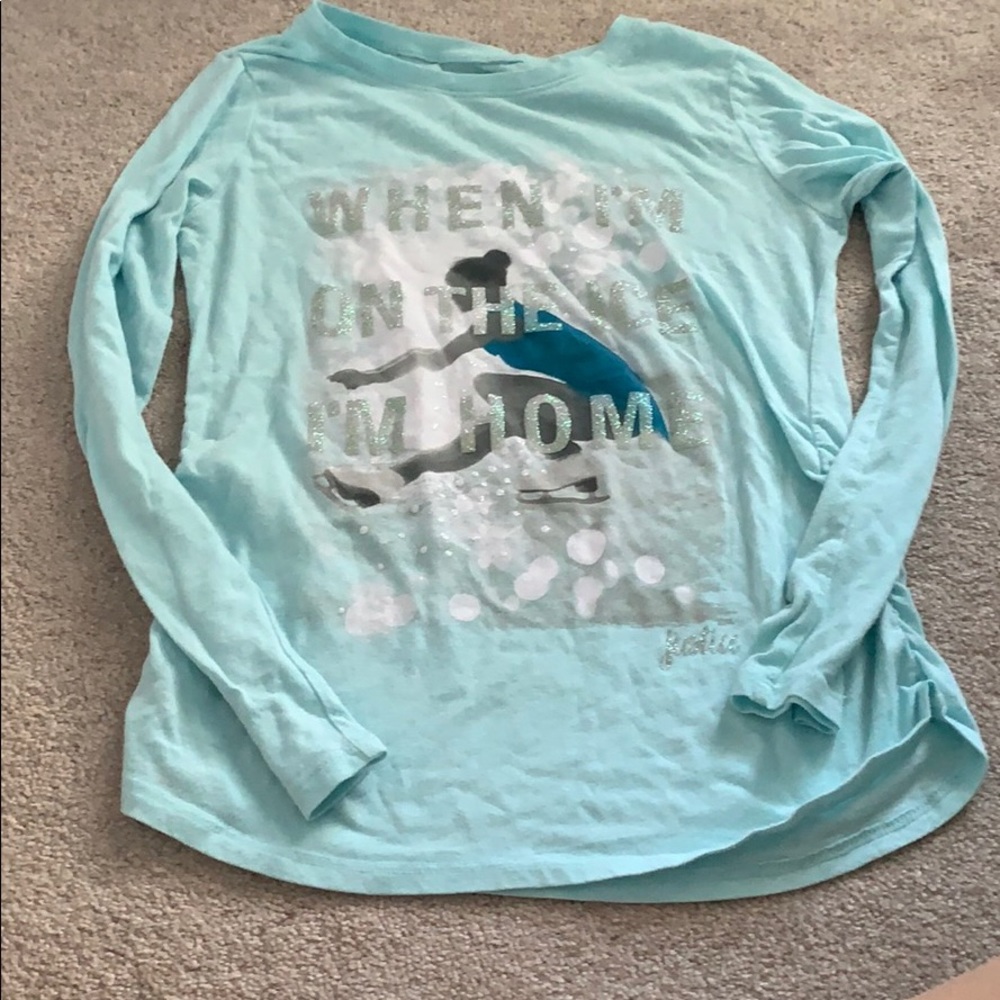 5/$25 Justice ice skating shirt